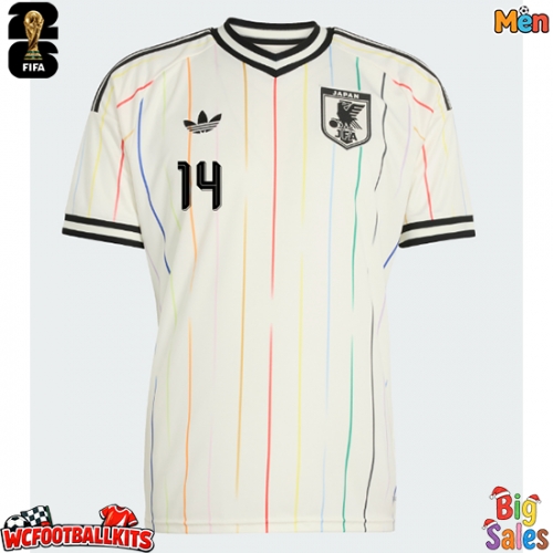 Japan Junya Ito #14 Replica Away Stadium Shirt World Cup 2026 Short Sleeve